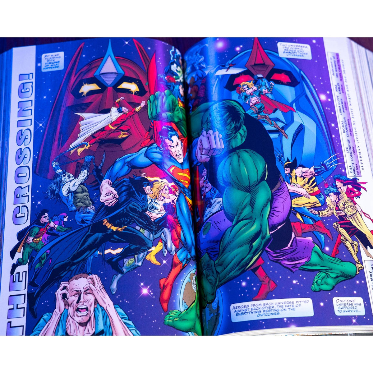 DC MARVEL THE AMALGAM AGE OMNIBUS HC DAVE GIBBONS CVR New Printing: 9/24/2026