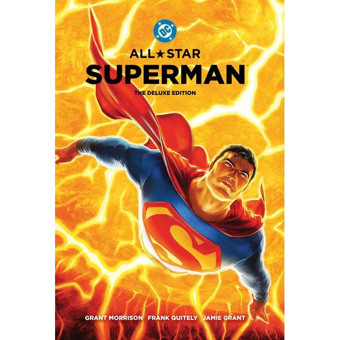 Superman Day 2026 - All Star Superman The Deluxe Edition HC Variant Dust Jacket - On Sale Date: 4/18/26