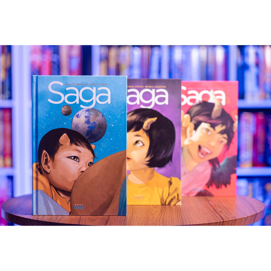 SAGA Deluxe Hardcover Vol. 1–3 Bundle – The Complete Space Epic So Far