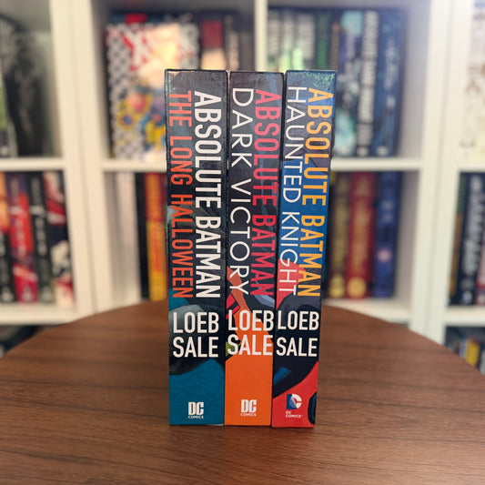 Absolute Batman Jeph Loeb & Tim Sale Pre-Order Bundle (Long Halloween, Dark Victory, Haunted Knight in Slipcase – Ships Together on Release)